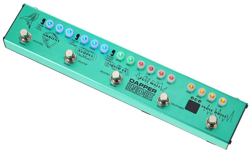 Valeton Dapper Indie, 5 efectos para música indie en una